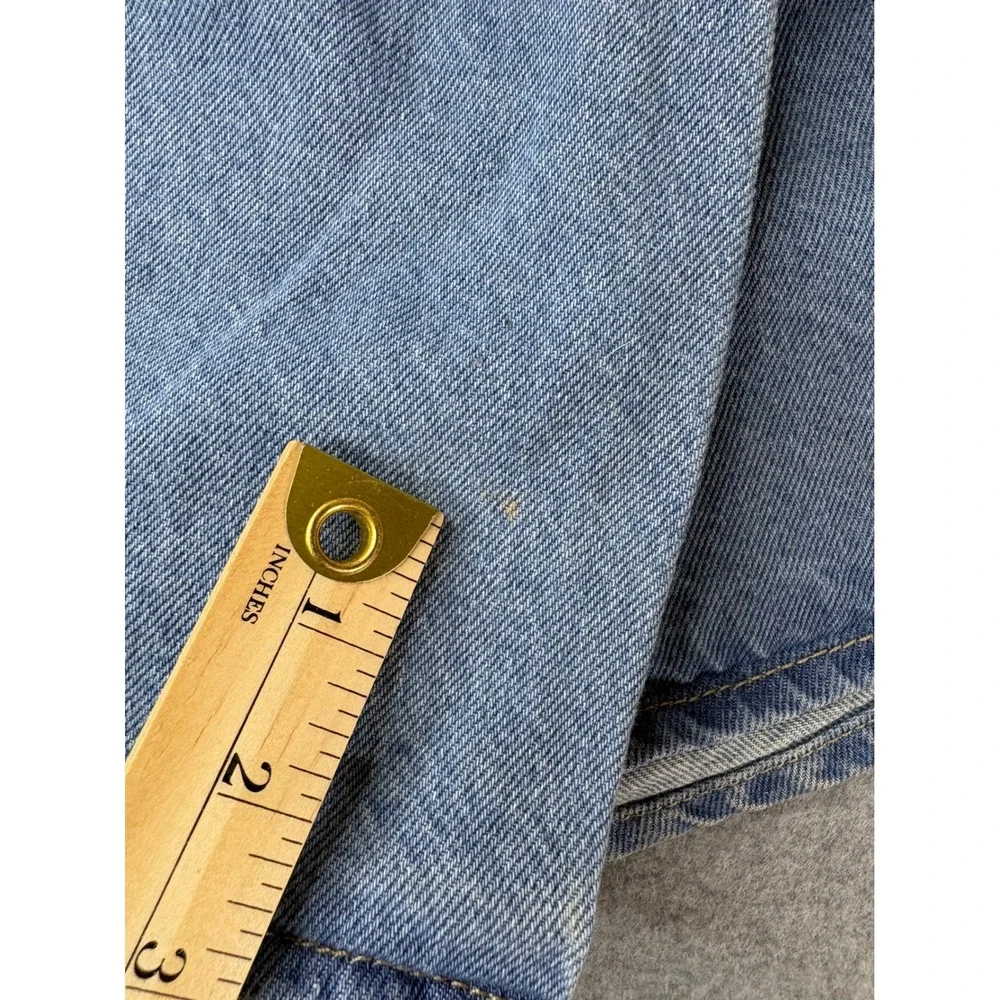 Old Navy Girls Blue Denim Wrap Skort Size M‎ 8 Elastic Back Light Wash Cotton